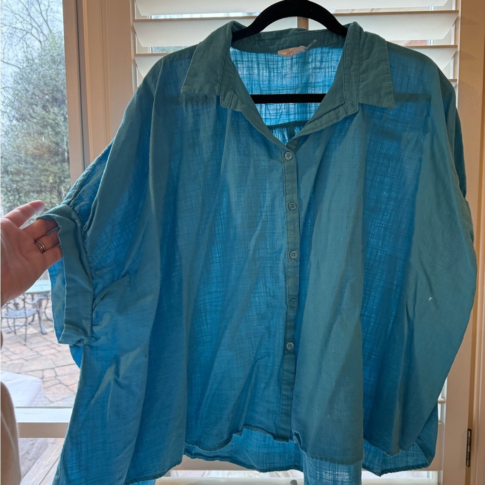 Vestique Teal Blouse